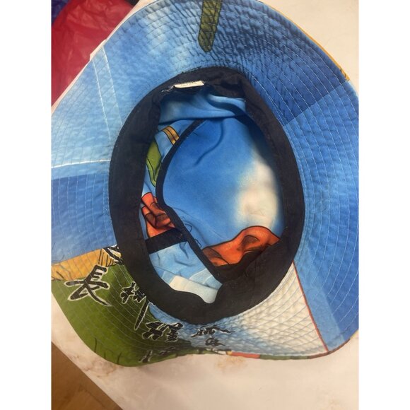 Vintage Y2K Anime Bucket Hat Trust Korea Colorful Graphic  Vintage Y2K Anime Bucket Hat Trust Korea Colorful Graphic Skater Beach XL RARE